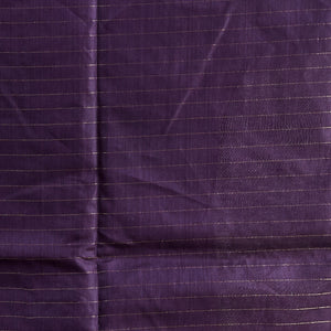 purple  animal motifs tussar silk saree with self zari border