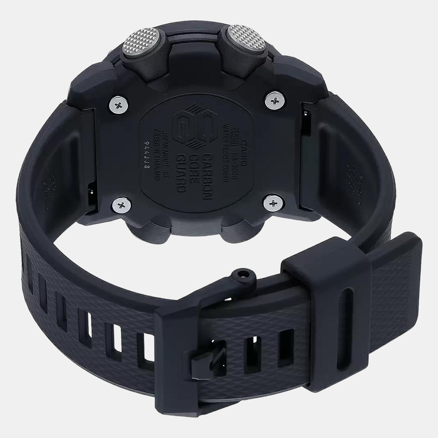 G-Shock Men Quartz Black Dial Analog-Digital Resin Watch G970