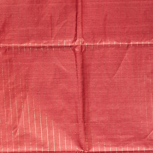 Borderless maroon all over animal motifs tusser silk saree