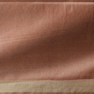 Brown leaf motifs design tusser silk saree with self zari border
