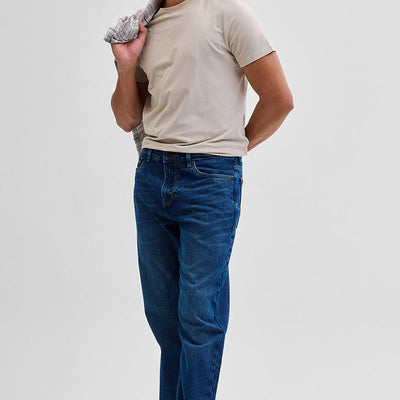 Indigo Relaxed Fit Jeans