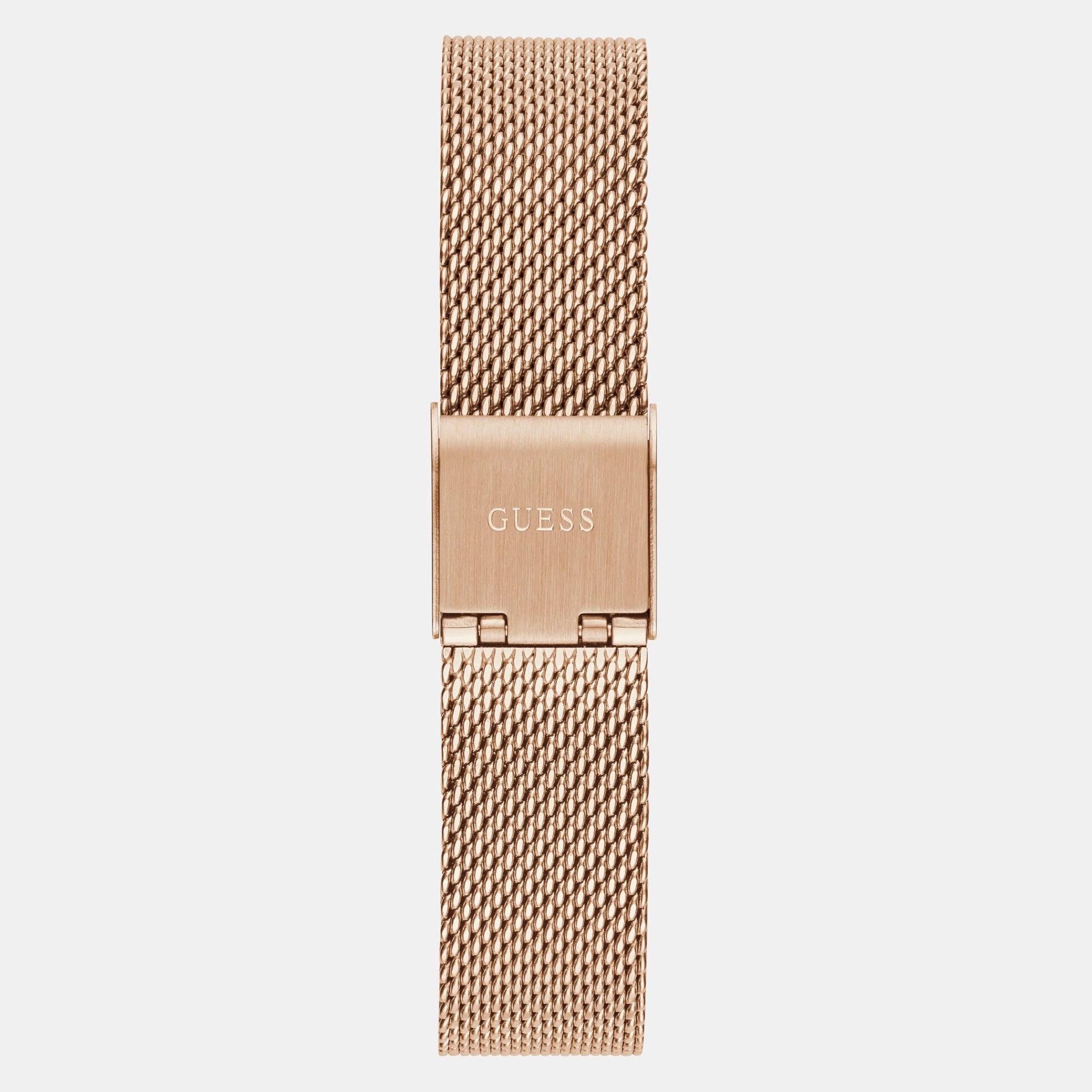 Dream Women Quartz Rose Gold Dial Analog Mesh Watch GW0550L3
