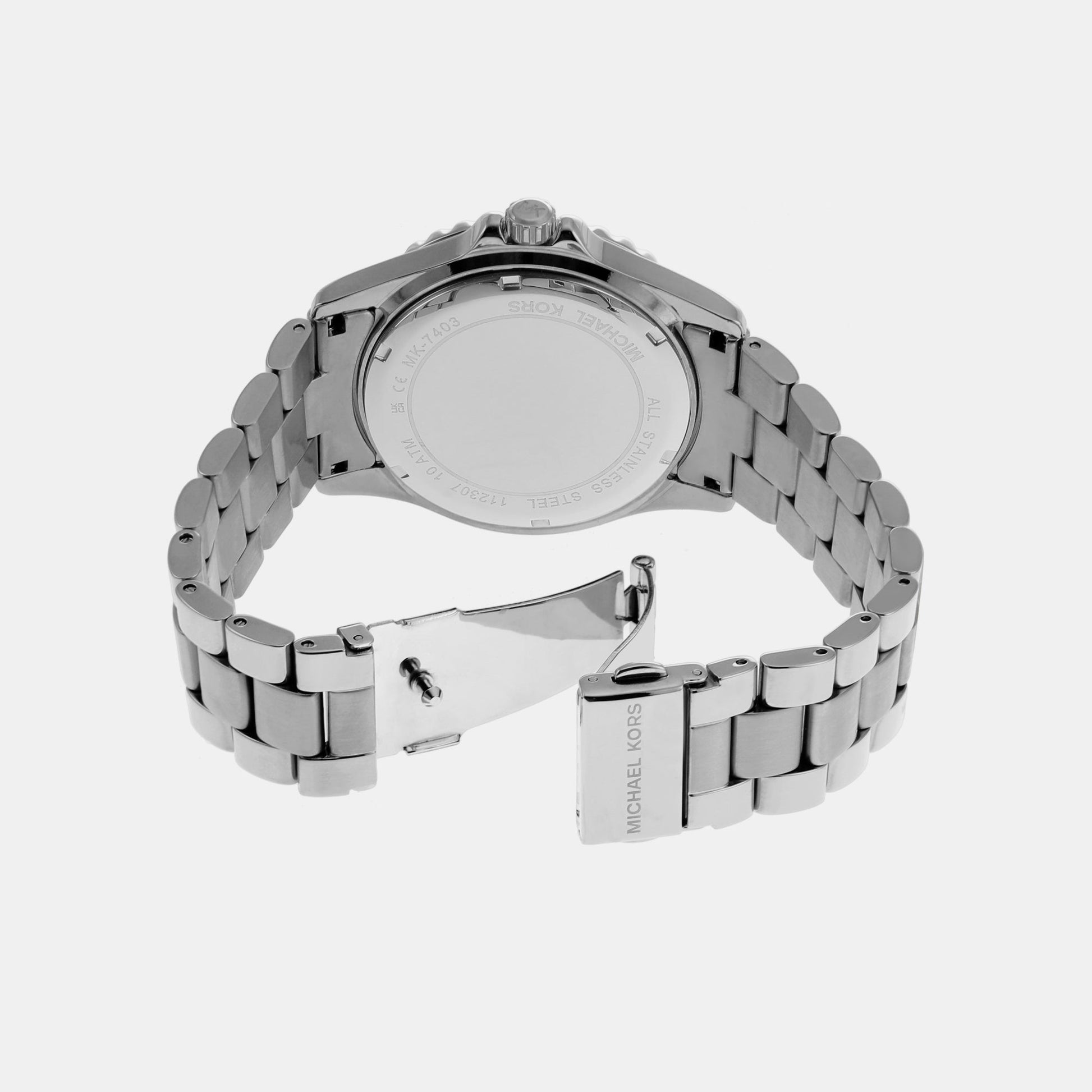 Everest Women Quartz Silver Dial Analog Stainless Steel Watch MK7403