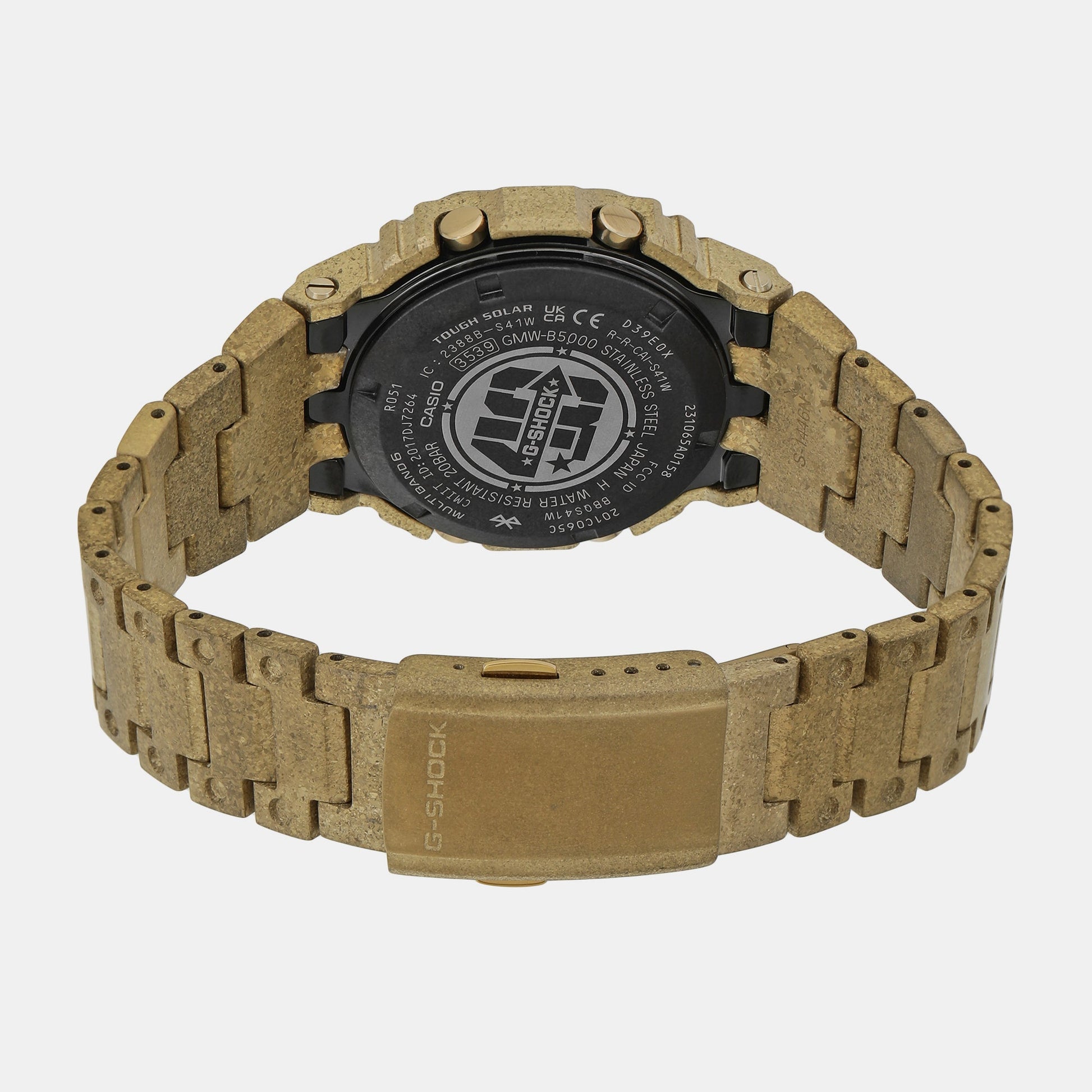 G-Shock Men Quartz Gold Dial Digital Stainless Steel Watch G1392