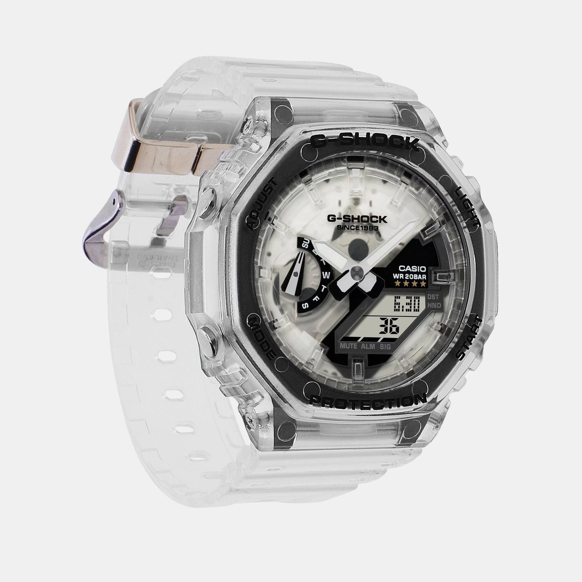 G-Shock Men Quartz White Dial Analog-Digital Resin Watch G1442