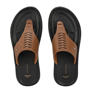 Comet Leather Slippers by Aspeerio