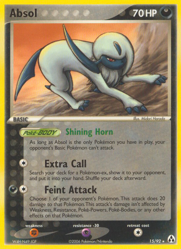 Absol - 15/92 - Rare