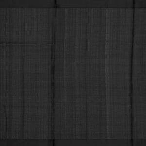 Turquoise Handloom Kora Silk Saree With Beldari Stripes & Black Border