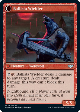 Ballista Watcher // Ballista Wielder [143] [Innistrad: Crimson Vow] [Non-Foil]
