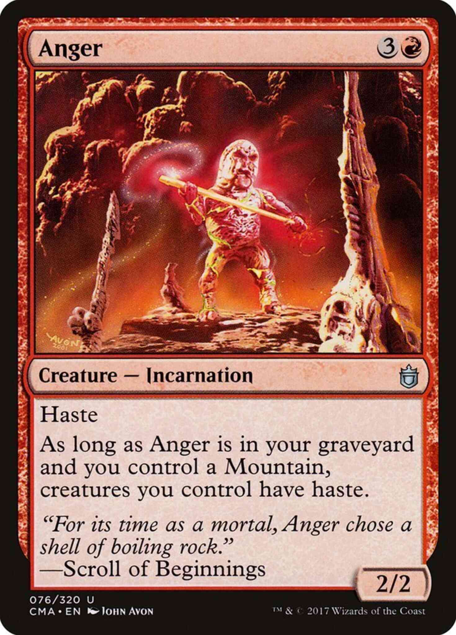 Anger [76] [Commander Anthology] [Non-Foil]