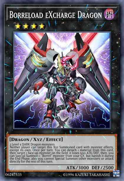 Borreload eXcharge Dragon - RIRA-EN039 - Ultra Rare - 1st Edition