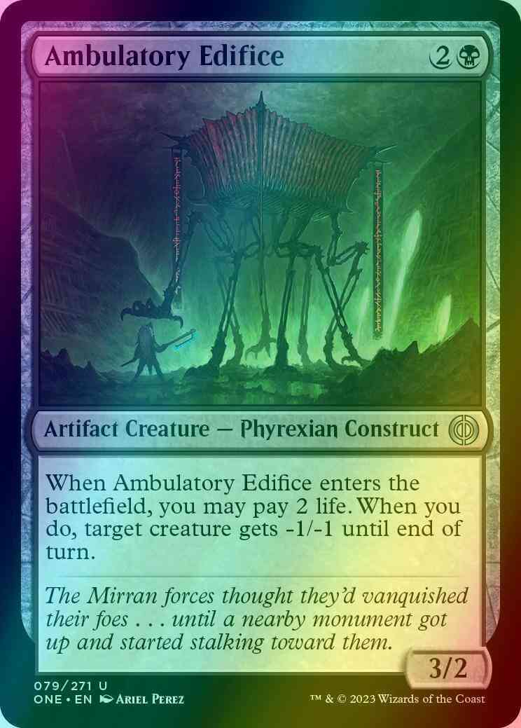 Ambulatory Edifice [79] [Phyrexia: All Will Be One] [Foil]