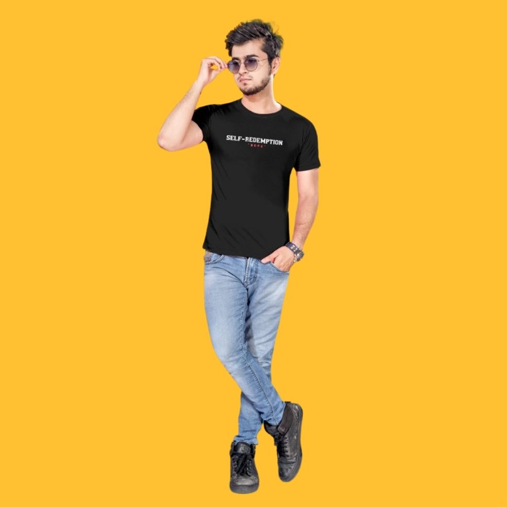 BLACKTREE(THHOR Series) ROUND NECK BLACK TEES