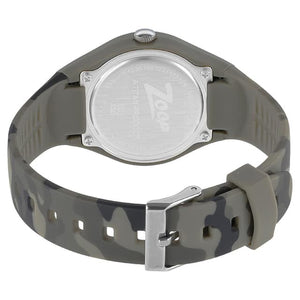 Zoop Camo Brown Dial Plastic Strap