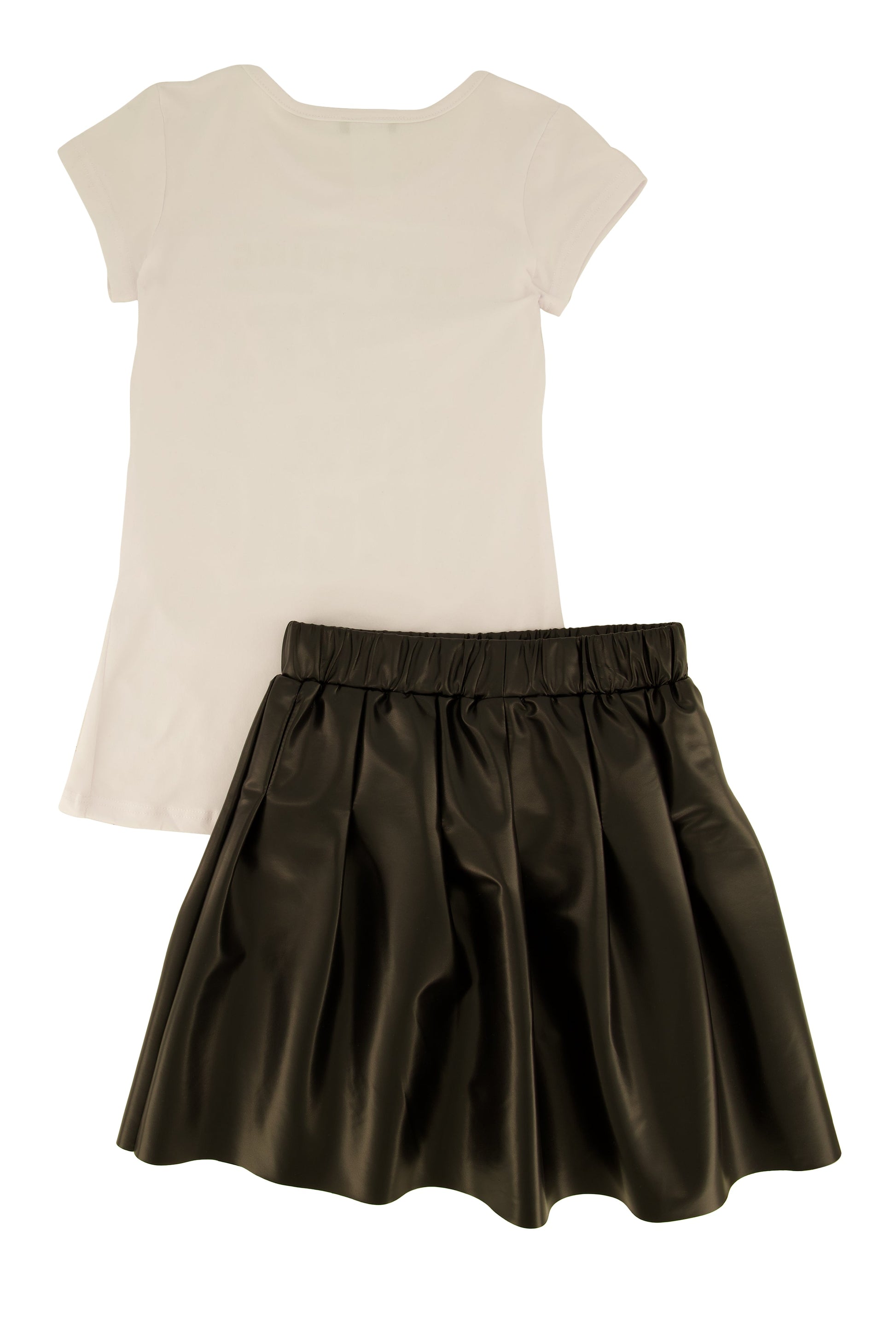 Little Girls Everything Starts With A Dream Top and Pleated Skirt