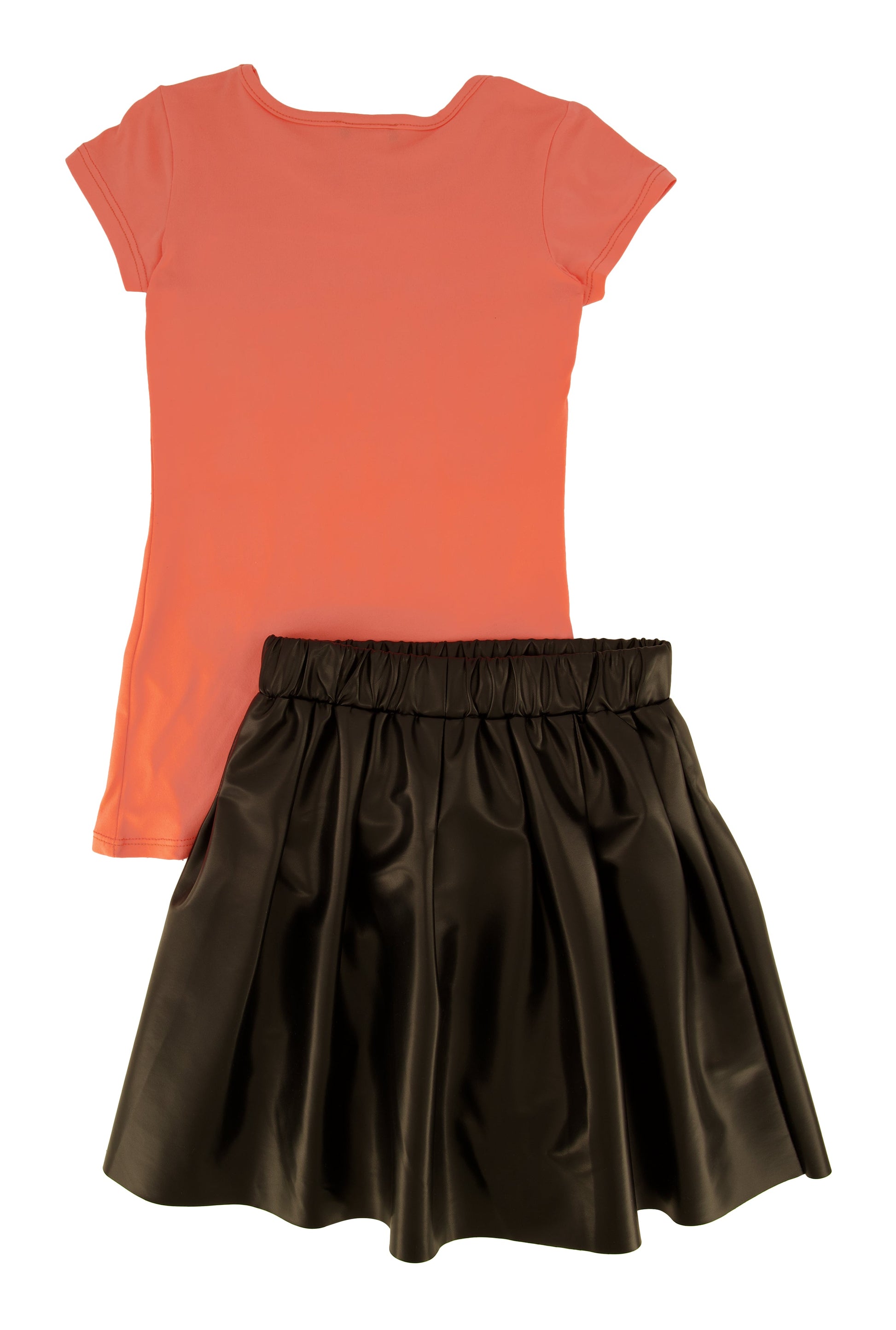 Little Girls Everything Starts With A Dream Top and Pleated Skirt