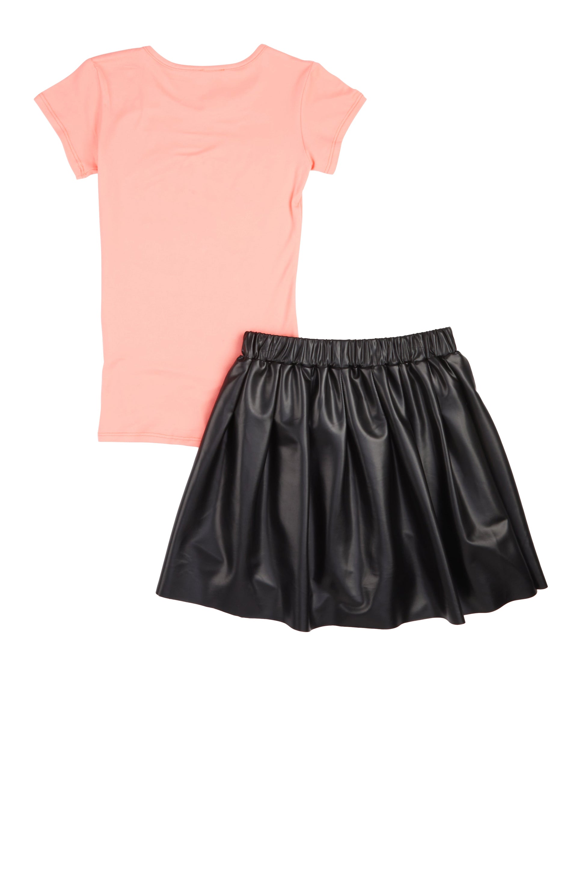 Girls If You Can Dream It You Can Do It Tee and Pleated Skirt