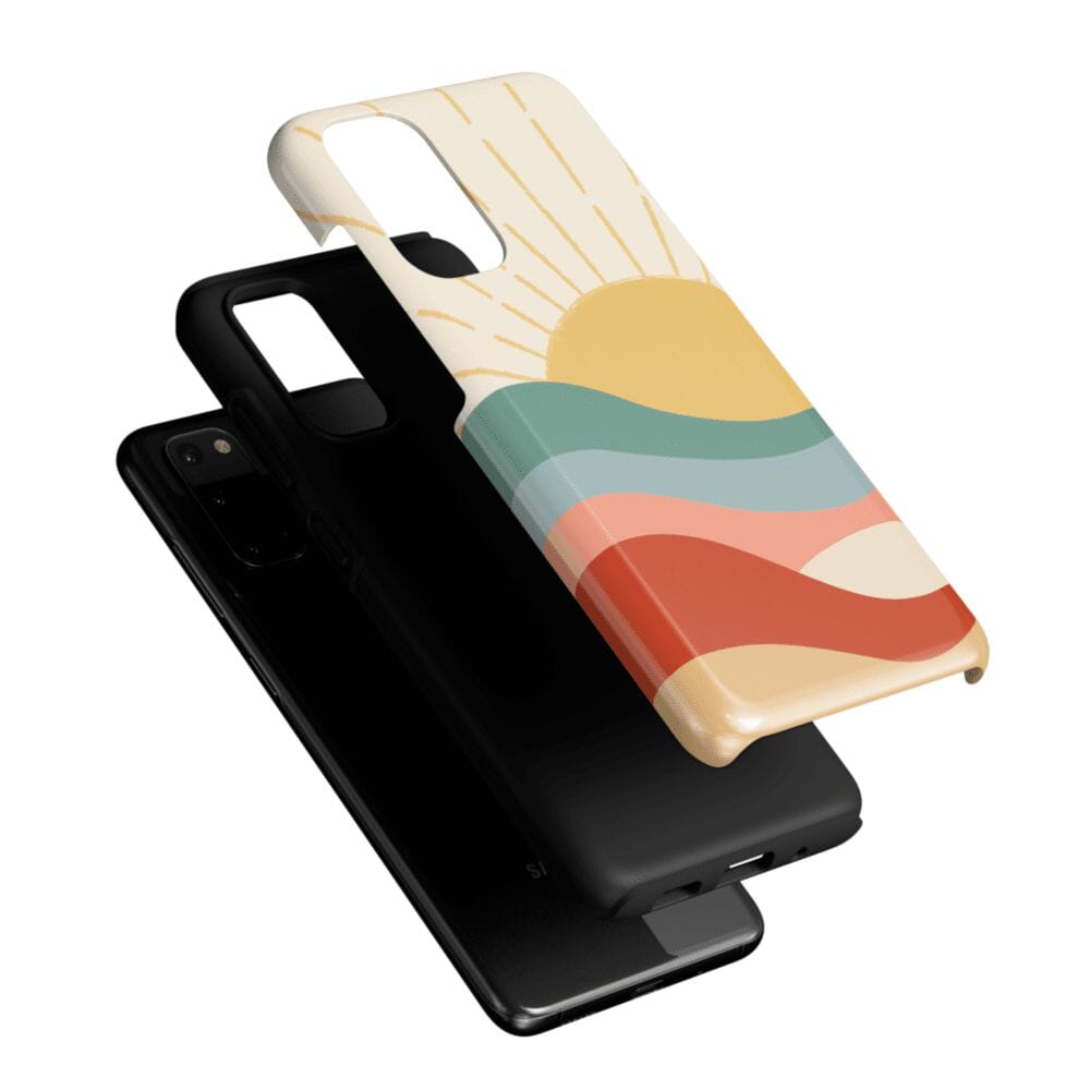 Here Comes the Sun | Colorblock Sunset Samsung Case