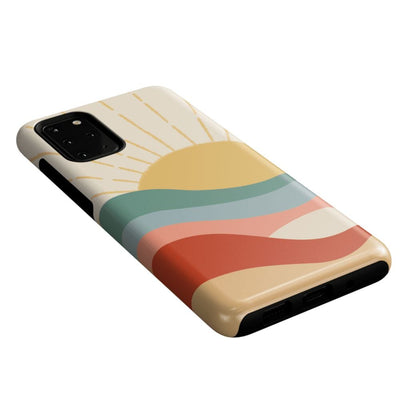 Here Comes the Sun | Colorblock Sunset Samsung Case
