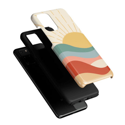 Here Comes the Sun | Colorblock Sunset Samsung Case