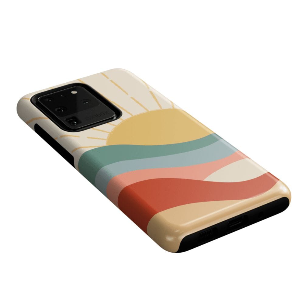 Here Comes the Sun | Colorblock Sunset Samsung Case