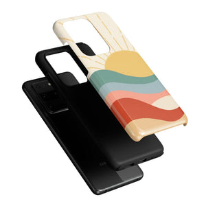 Here Comes the Sun | Colorblock Sunset Samsung Case