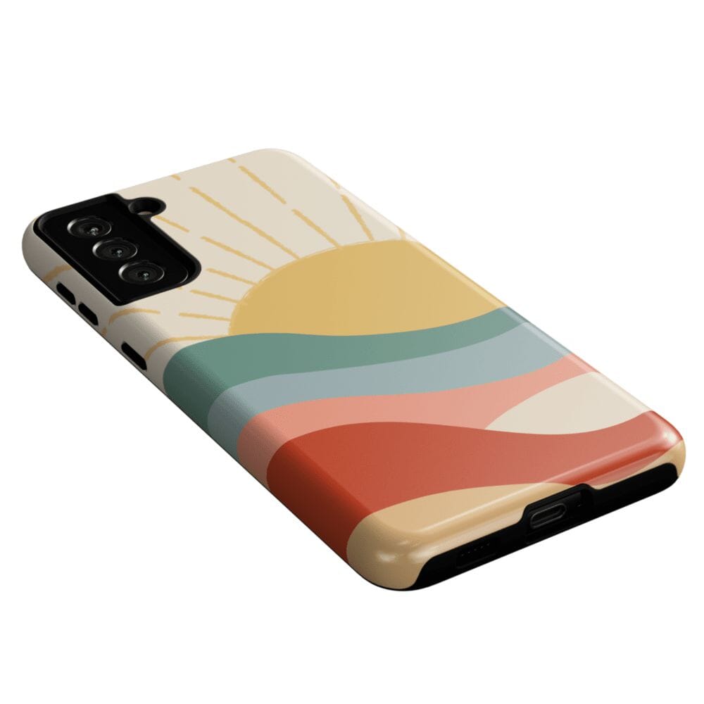 Here Comes the Sun | Colorblock Sunset Samsung Case