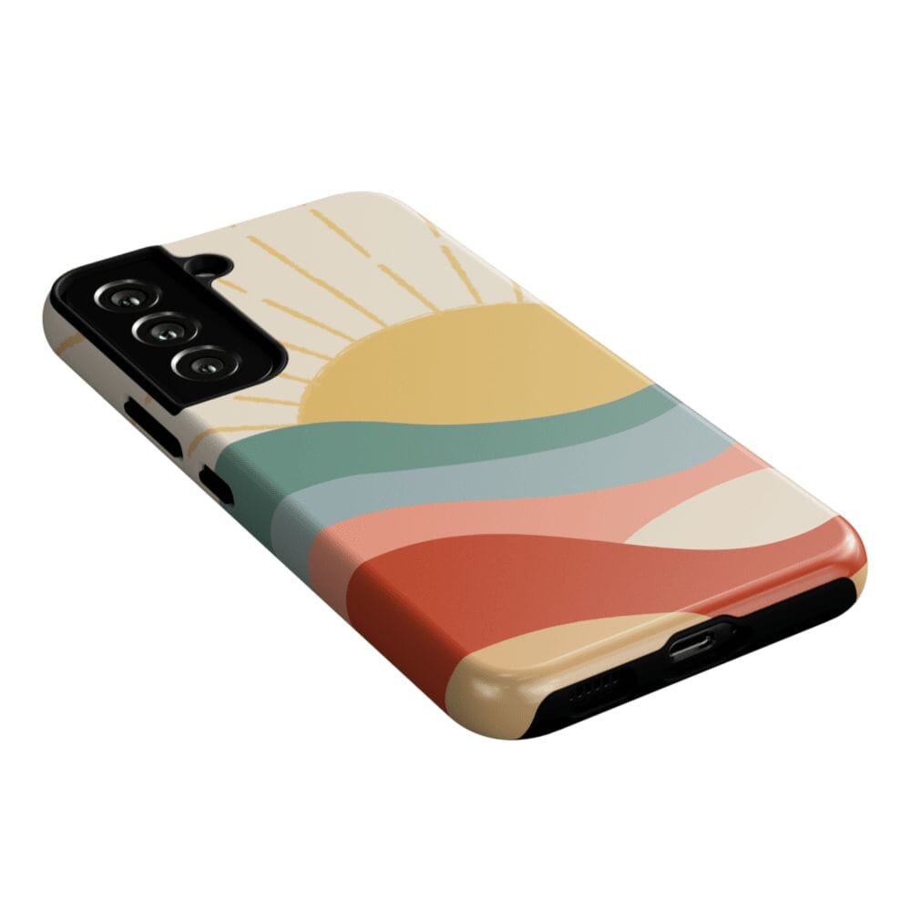 Here Comes the Sun | Colorblock Sunset Samsung Case