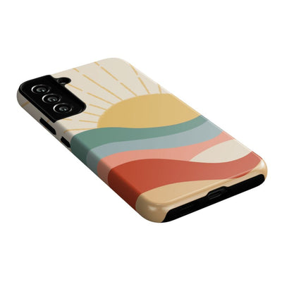 Here Comes the Sun | Colorblock Sunset Samsung Case