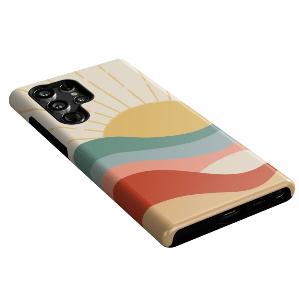 Here Comes the Sun | Colorblock Sunset Samsung Case
