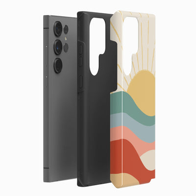 Here Comes the Sun | Colorblock Sunset Samsung Case