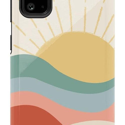 Here Comes the Sun | Colorblock Sunset Samsung Case