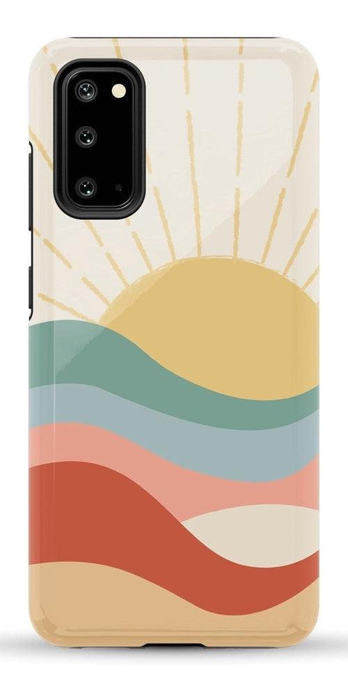 Here Comes the Sun | Colorblock Sunset Samsung Case