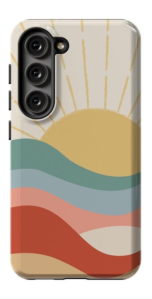 Here Comes the Sun | Colorblock Sunset Samsung Case