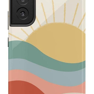 Here Comes the Sun | Colorblock Sunset Samsung Case