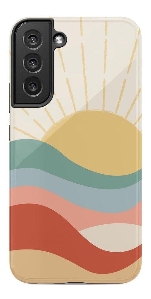 Here Comes the Sun | Colorblock Sunset Samsung Case