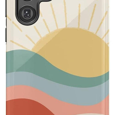 Here Comes the Sun | Colorblock Sunset Samsung Case