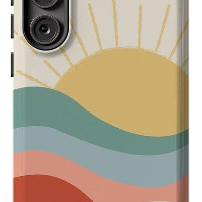Here Comes the Sun | Colorblock Sunset Samsung Case