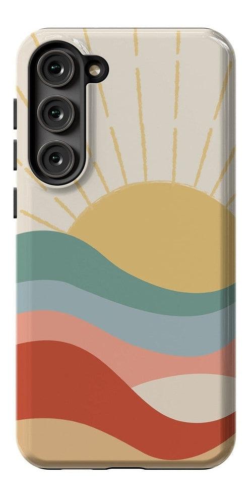 Here Comes the Sun | Colorblock Sunset Samsung Case