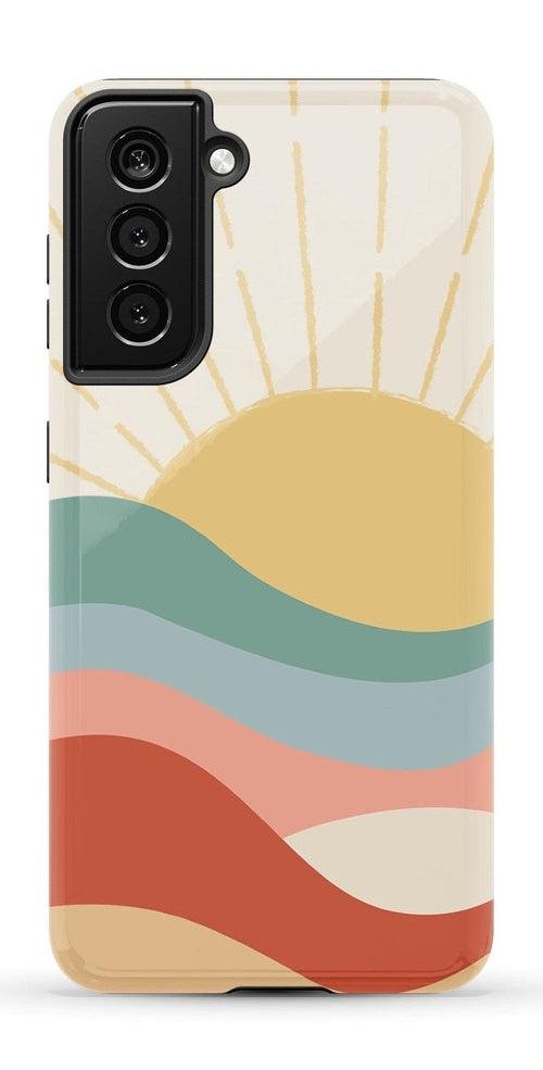 Here Comes the Sun | Colorblock Sunset Samsung Case