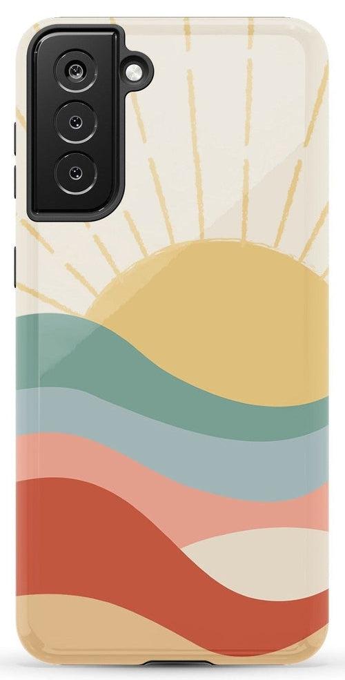 Here Comes the Sun | Colorblock Sunset Samsung Case