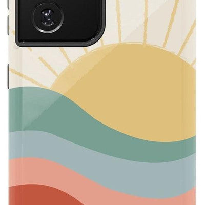 Here Comes the Sun | Colorblock Sunset Samsung Case
