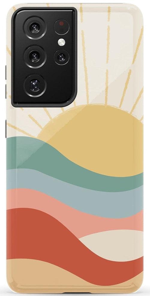 Here Comes the Sun | Colorblock Sunset Samsung Case