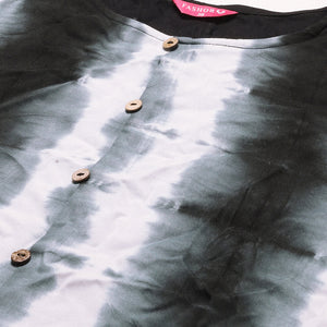 Tie-Dye Printed Straight Fit Kurta with Pants - Multi