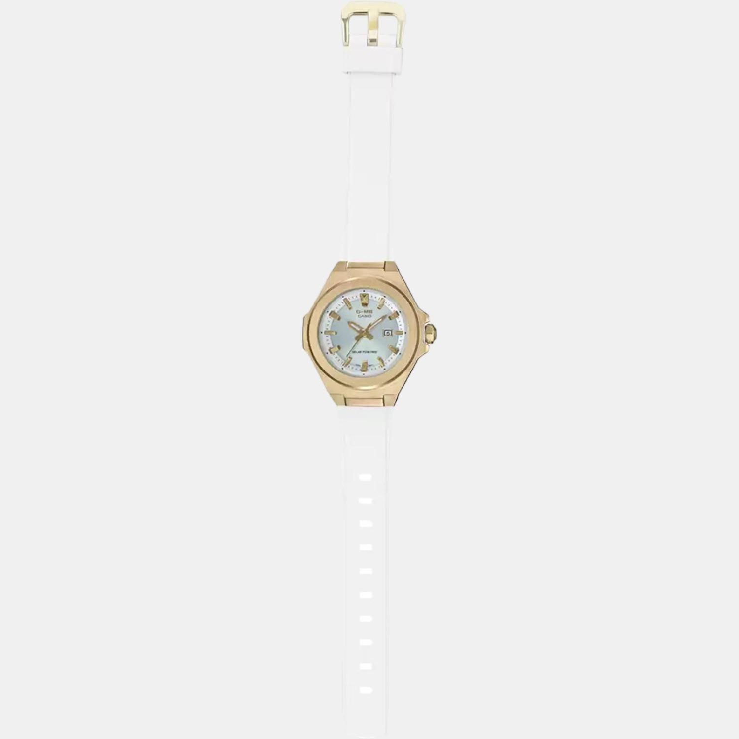 Baby-G Women Quartz White Dial Analog Resin Watch BX183