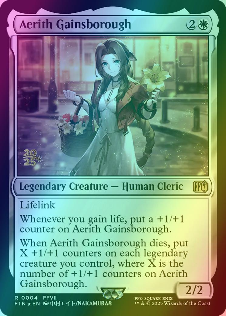 Aerith Gainsborough [4s] [Prerelease] [FINAL FANTASY: Promos] [Foil]