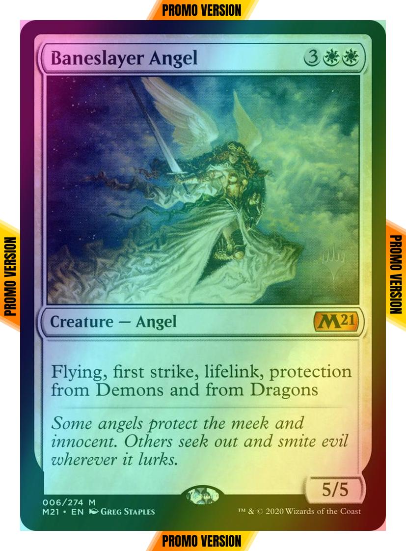 Baneslayer Angel [Promo Pack] [6p] [Core Set 2021 Promos] [Foil]
