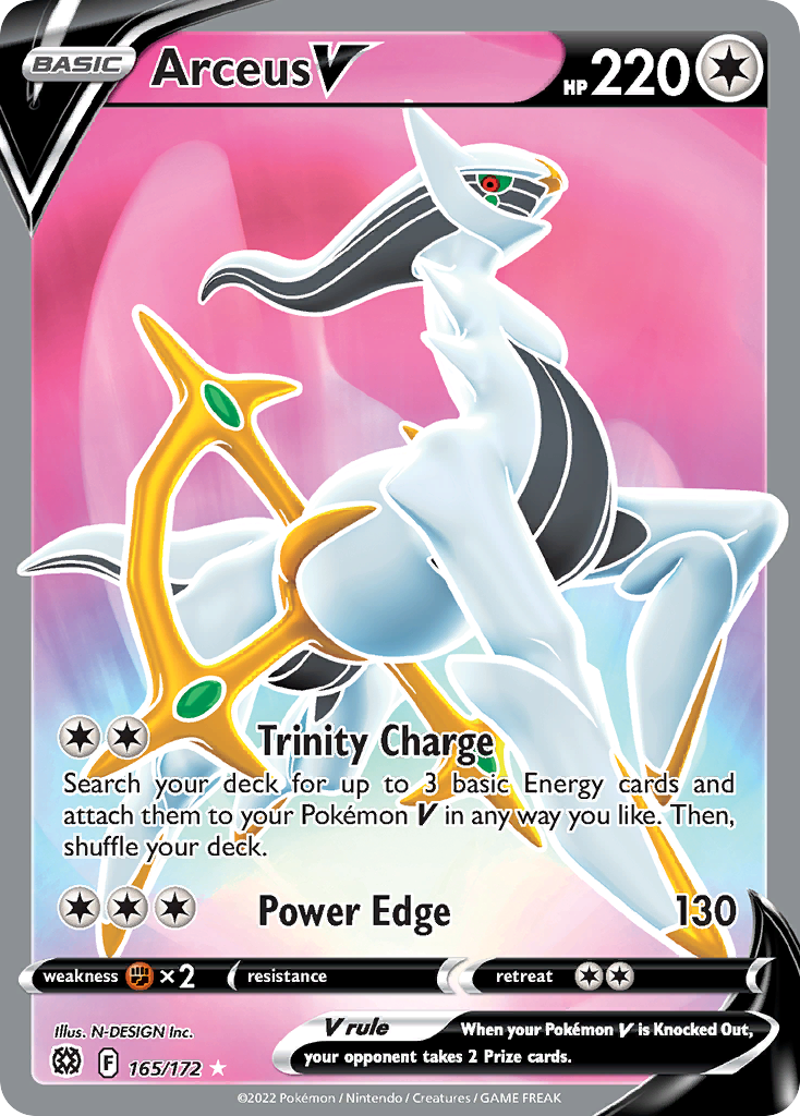 Arceus V - 165/172 - Rare Ultra