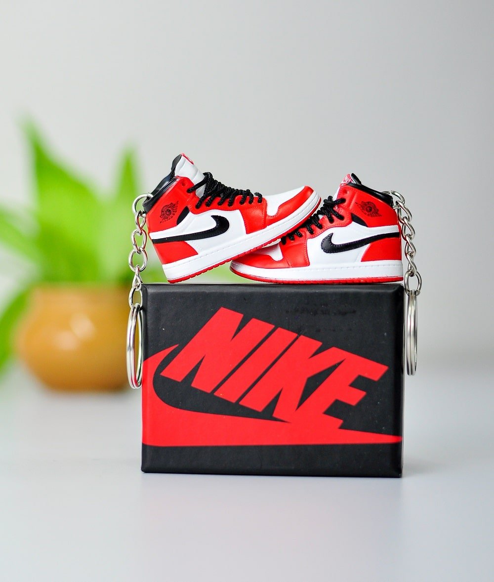 3D Sneaker Keychain With Box | Jordan keychain with box | Kicks Machine