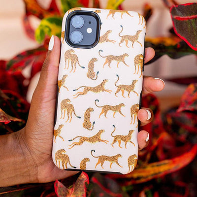 On the Prowl | Pink Leopard Print Samsung Case